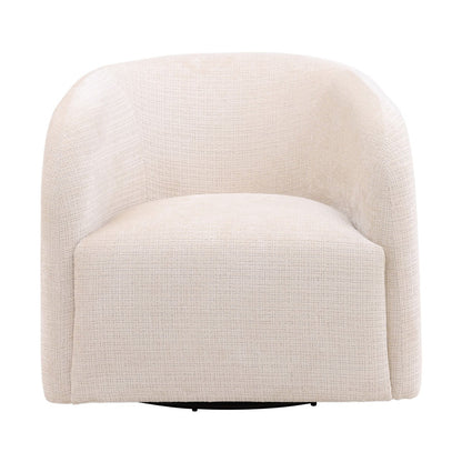 Niagara Cream Basketweave Fabric Chair 33 in Wide
