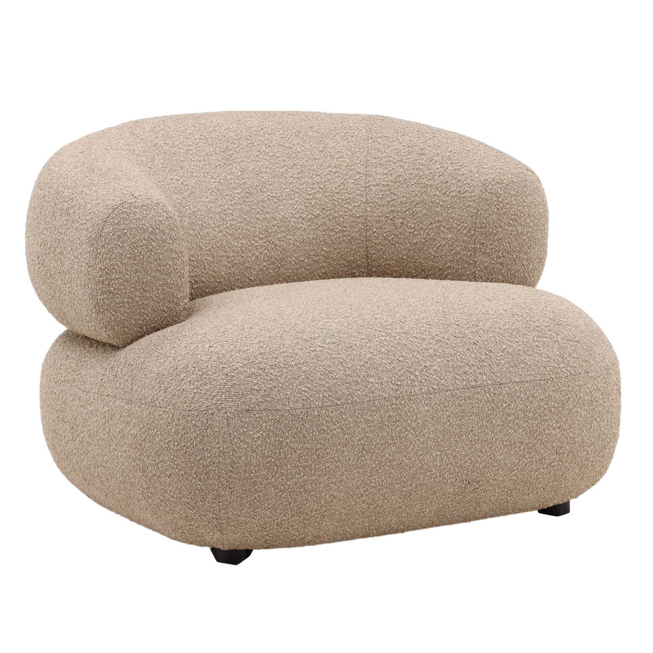 Santa Cruz Camel Polyester Upholstery and Select Hardwood Frame Chair 39 in Wide