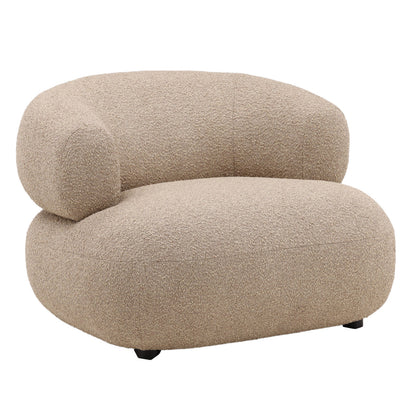 Santa Cruz Camel Polyester Upholstery and Select Hardwood Frame Chair 39 in Wide