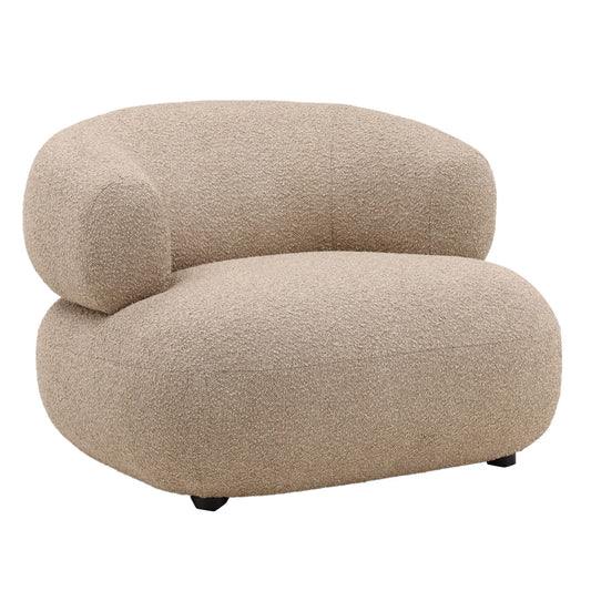 Santa Cruz Camel Polyester Upholstery and Select Hardwood Frame Chair 39 in Wide