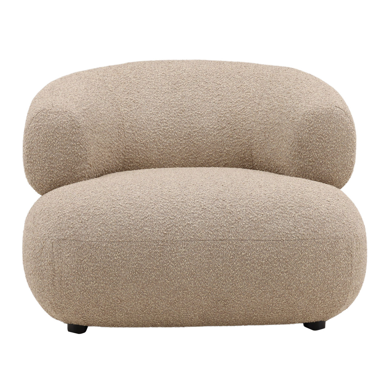 Santa Cruz Camel Polyester Upholstery and Select Hardwood Frame Chair 39 in Wide