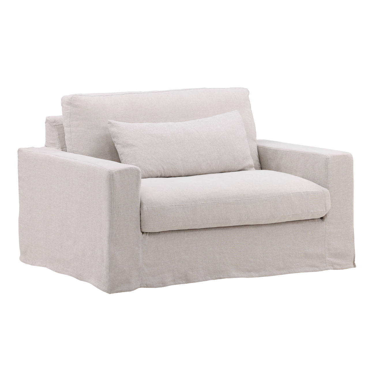 Birch Wood and Select Hardwood Chair 49 in Wide