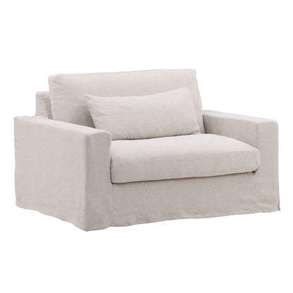 Birch Wood and Select Hardwood Chair 49 in Wide