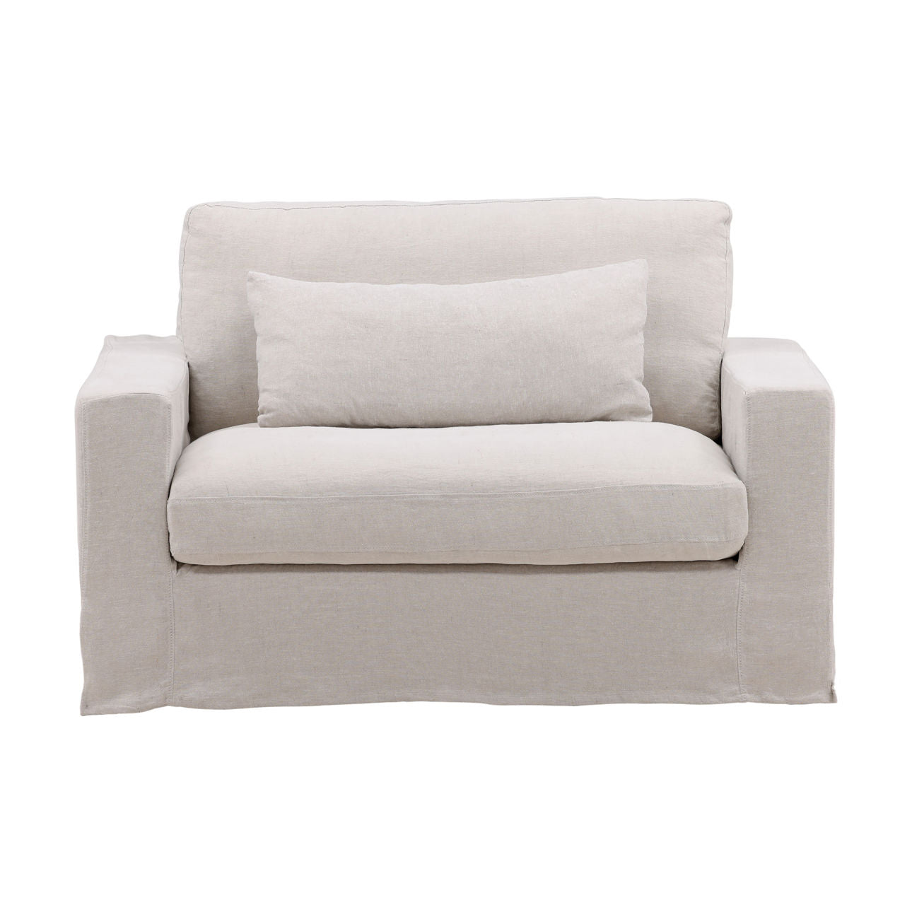 Birch Wood and Select Hardwood Chair 49 in Wide