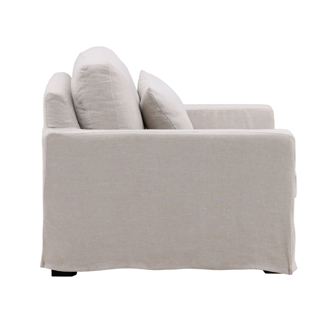 Birch Wood and Select Hardwood Chair 49 in Wide