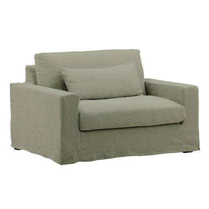 Birch Wood and Select Hardwood Chair 49 in Wide