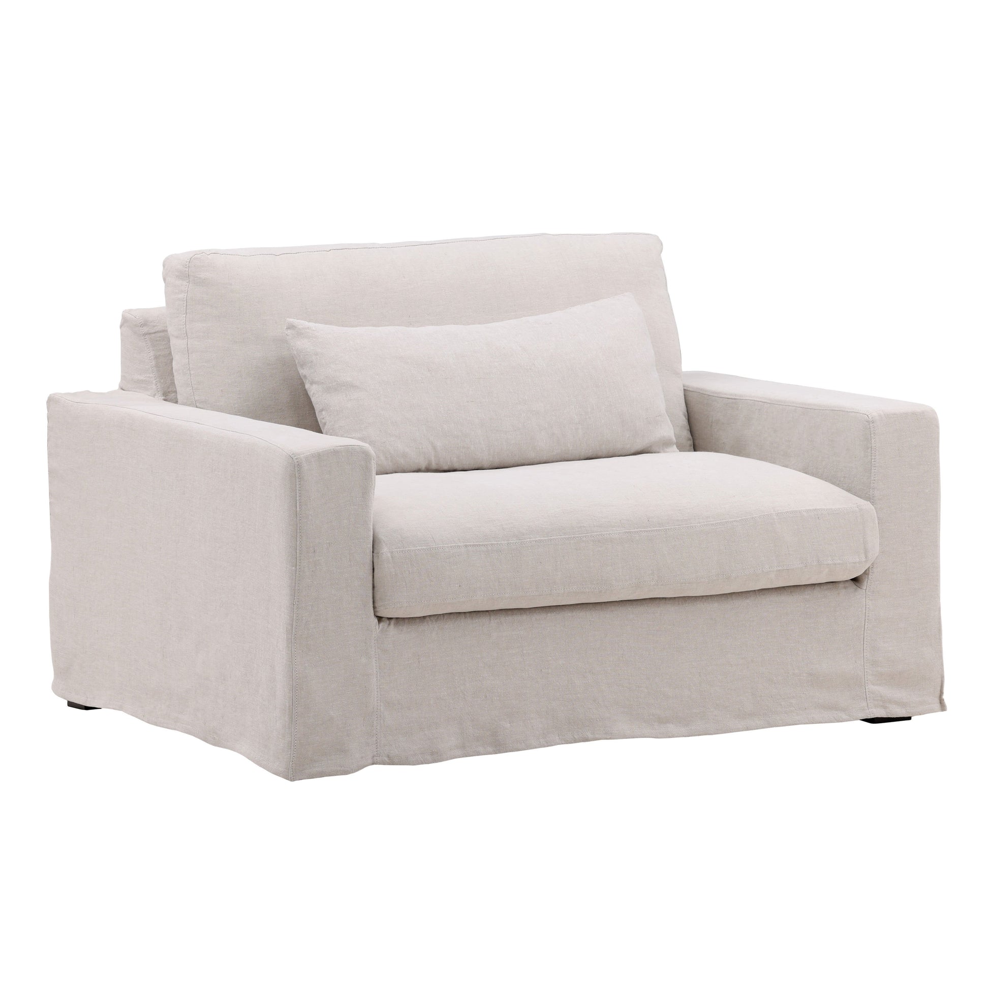 Birch Wood and Select Hardwood Chair 49 in Wide