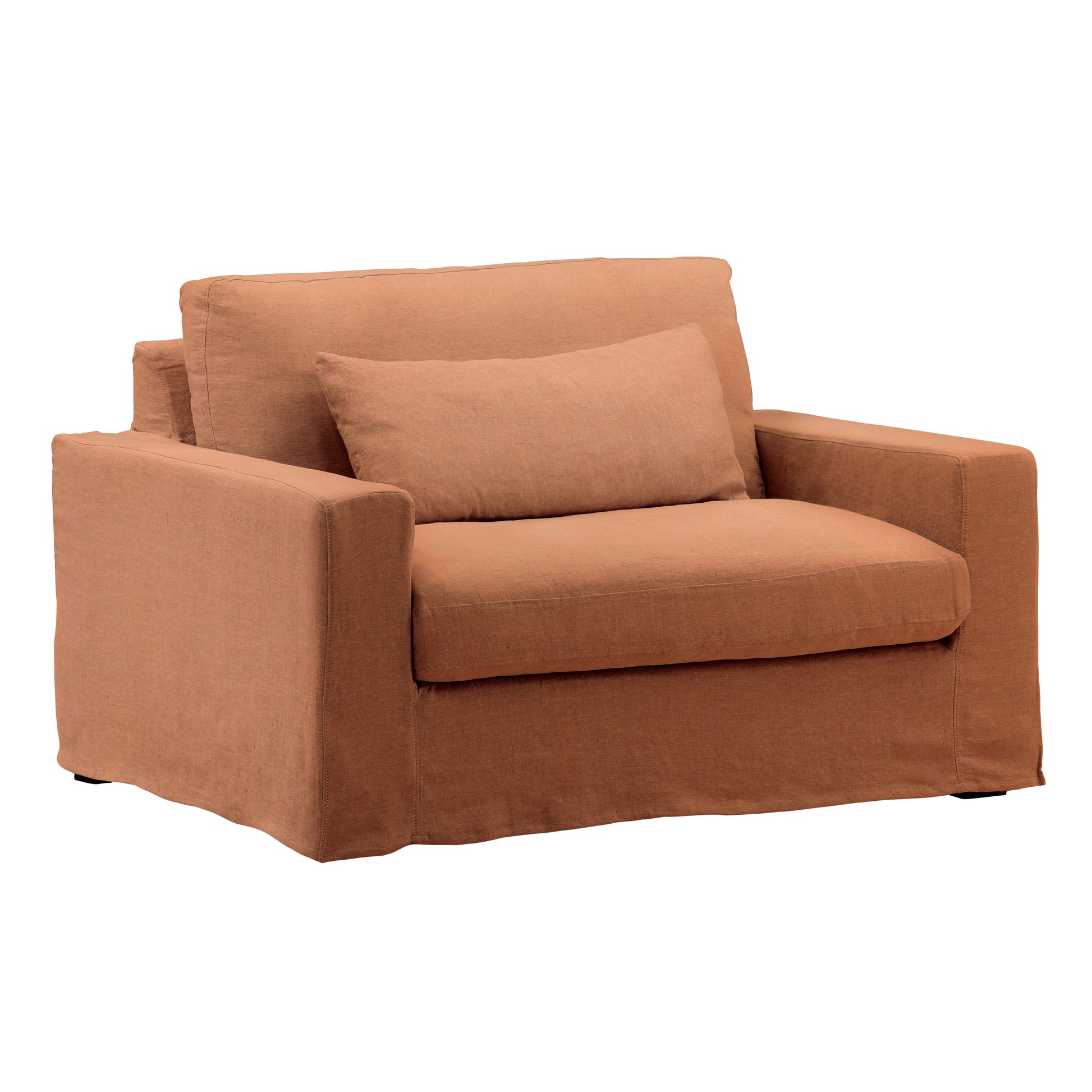 Birch Wood and Select Hardwood Chair 49 in Wide
