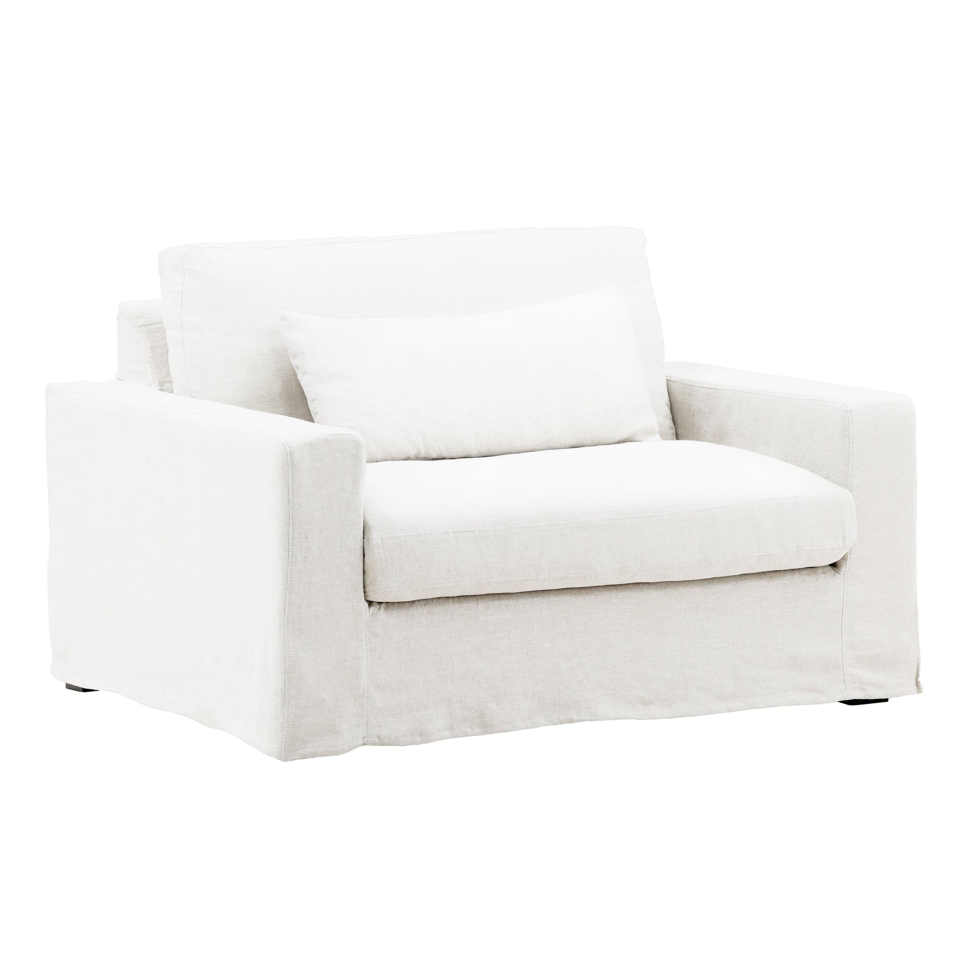 Birch Wood and Select Hardwood Chair 49 in Wide