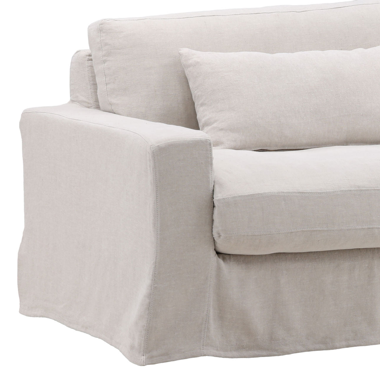 Birch Wood and Select Hardwood Sofa 92 in Wide