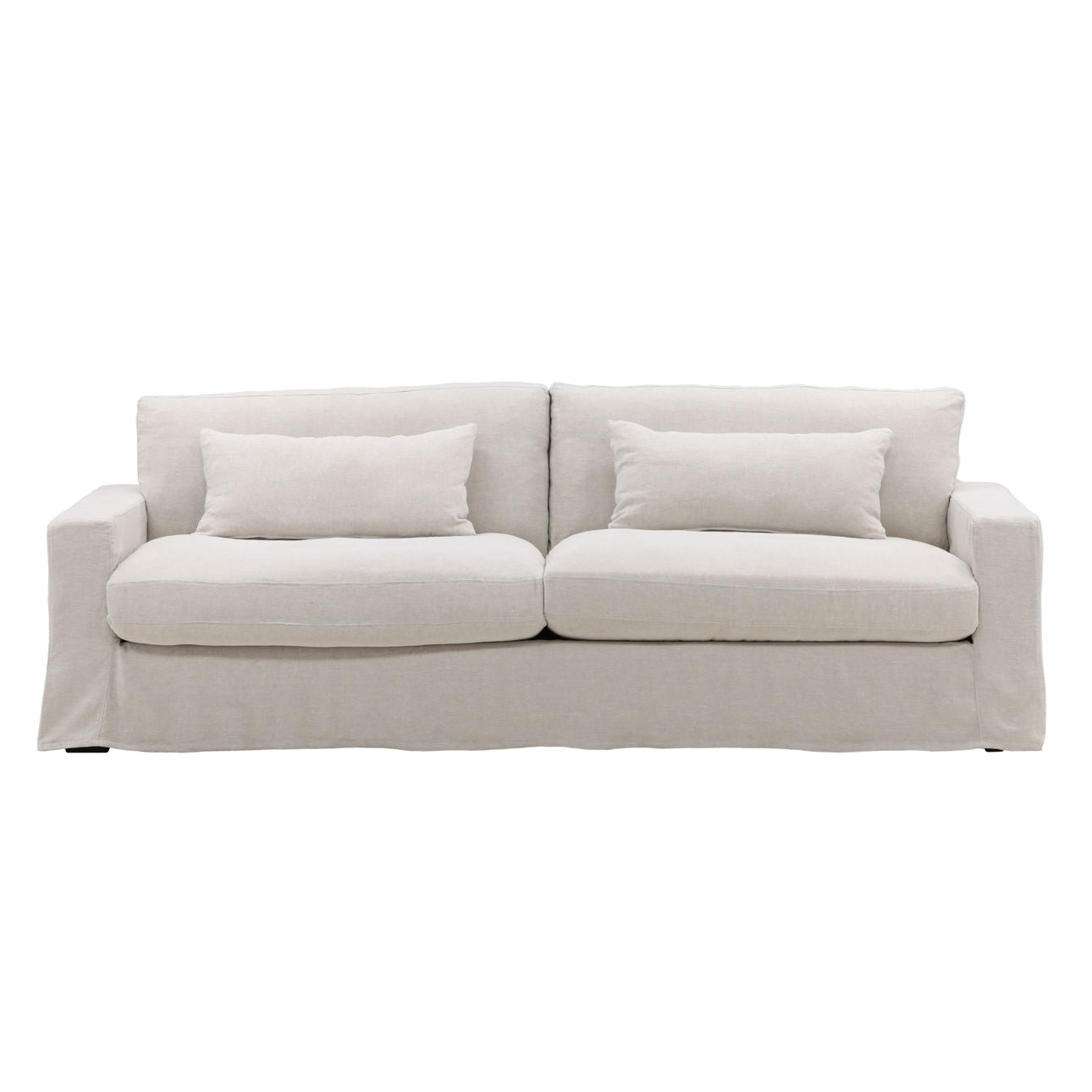 Birch Wood and Select Hardwood Sofa 92 in Wide