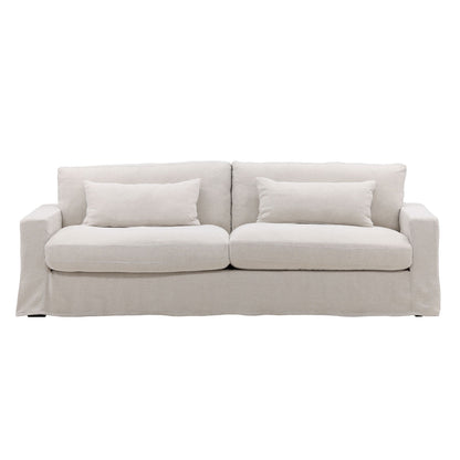 Birch Wood and Select Hardwood Sofa 92 in Wide