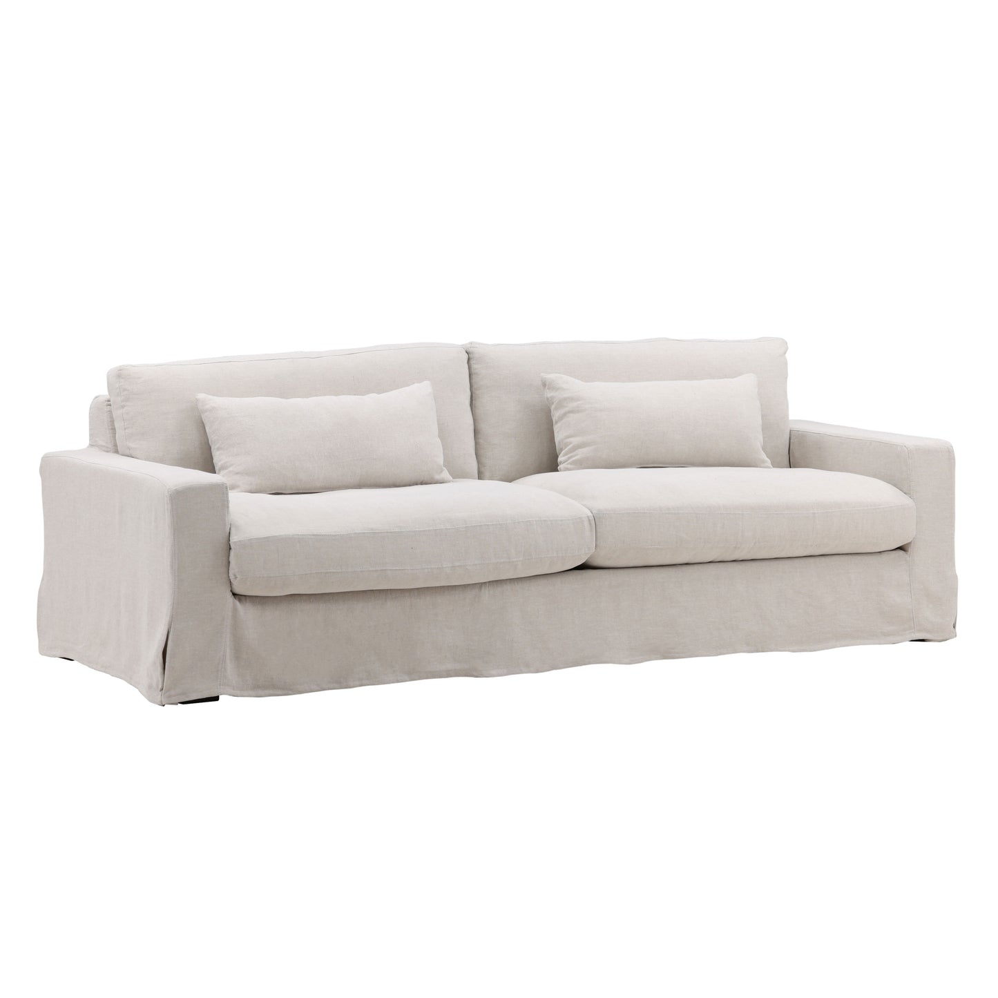 Birch Wood and Select Hardwood Sofa 92 in Wide