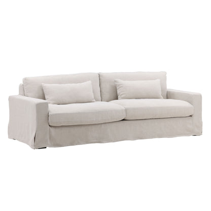 Birch Wood and Select Hardwood Sofa 92 in Wide