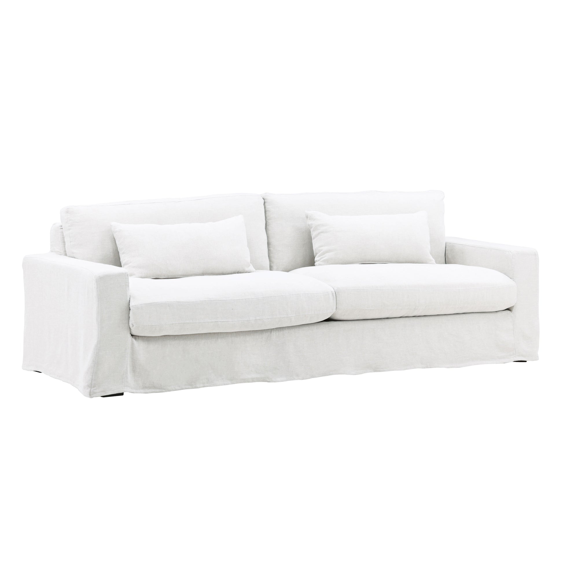 Birch Wood and Select Hardwood Sofa 92 in Wide
