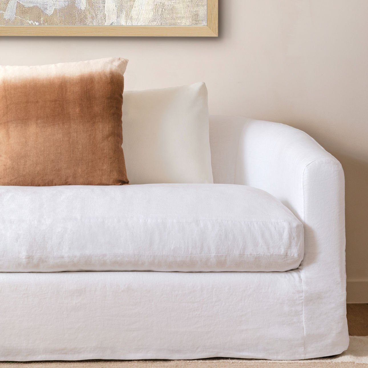 Birch Wood and Select Hardwood Sofa 98.5 in Wide