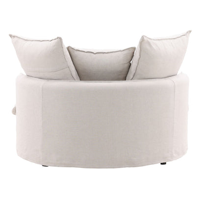 Birch Wood and Select Hardwood Lounger 54 in Wide