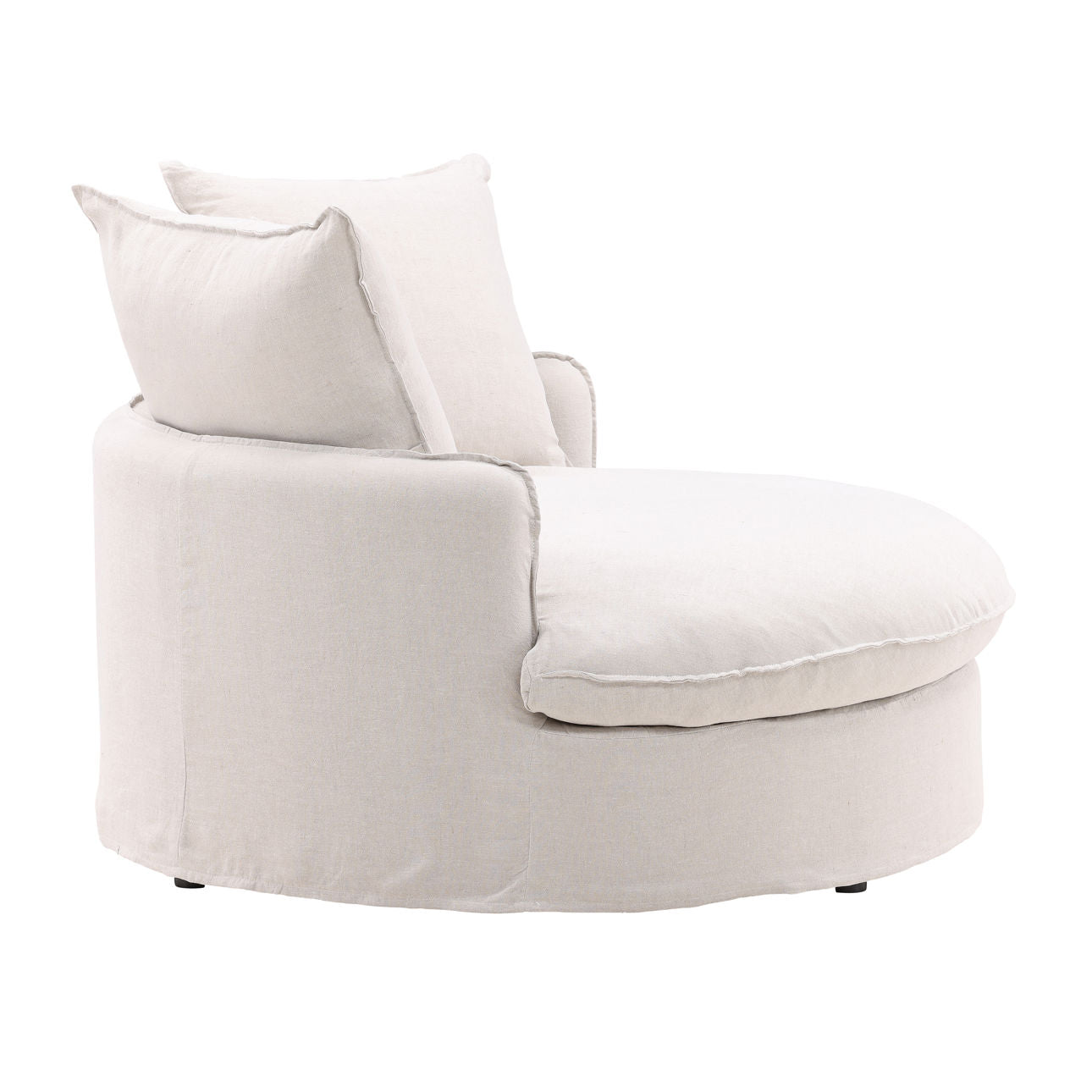 Birch Wood and Select Hardwood Lounger 54 in Wide