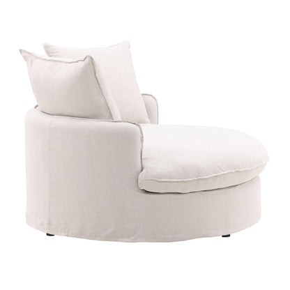 Birch Wood and Select Hardwood Lounger 54 in Wide