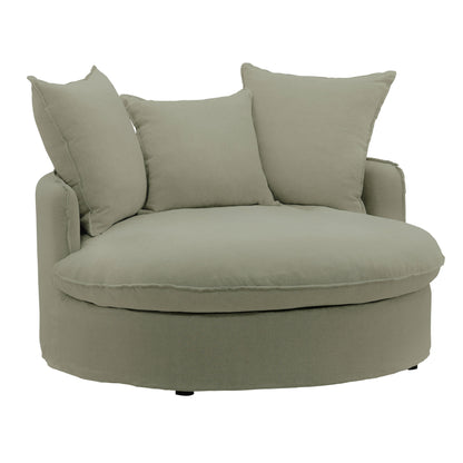 Birch Wood and Select Hardwood Lounger 54 in Wide