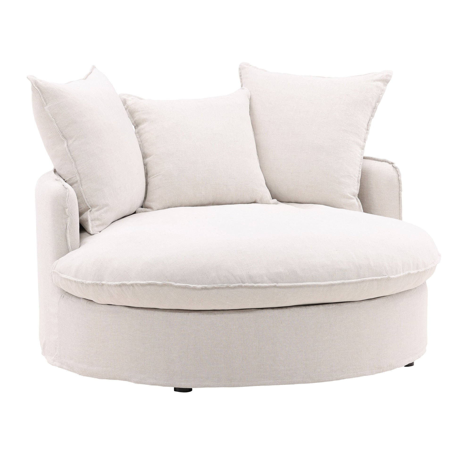 Birch Wood and Select Hardwood Lounger 54 in Wide