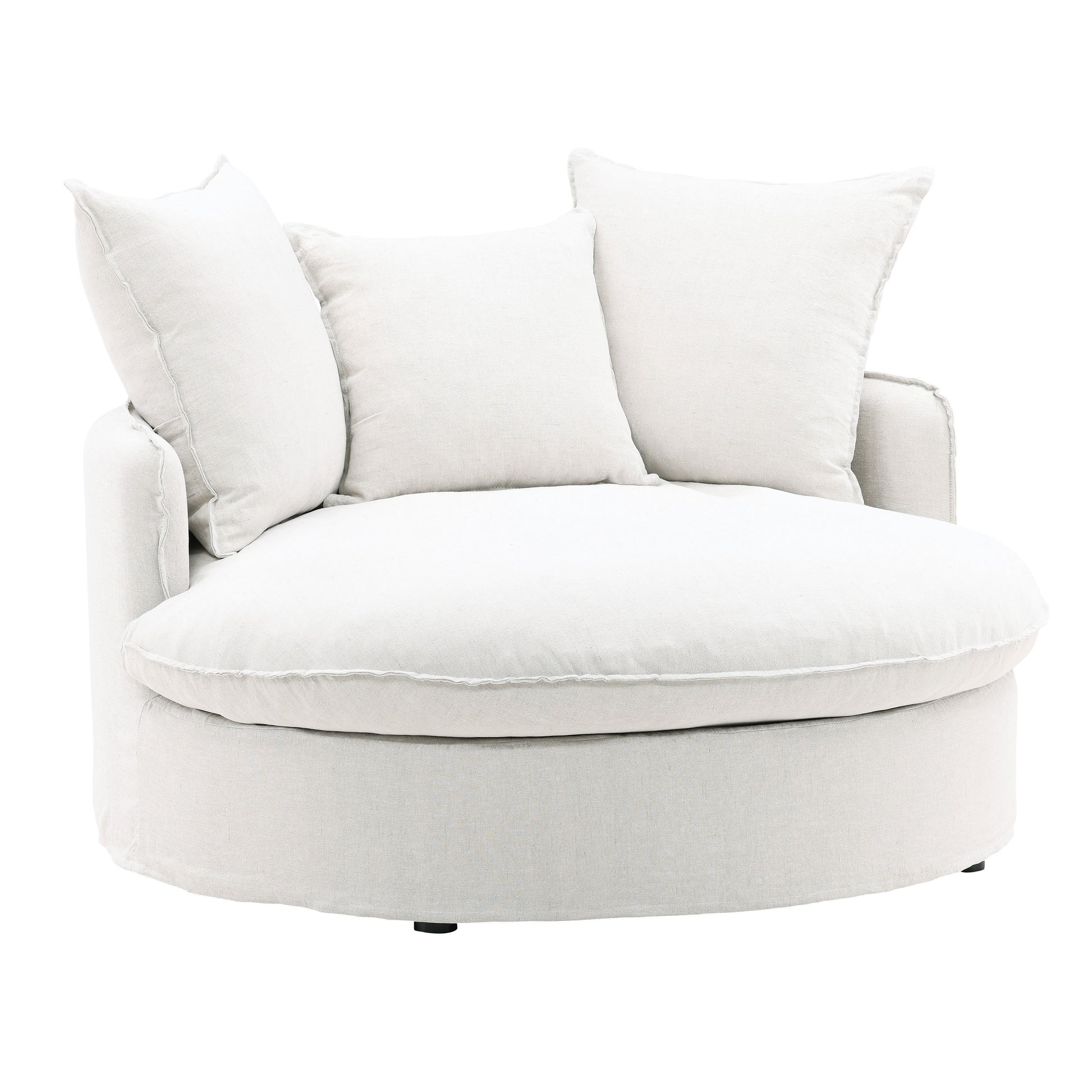 Birch Wood and Select Hardwood Lounger 54 in Wide