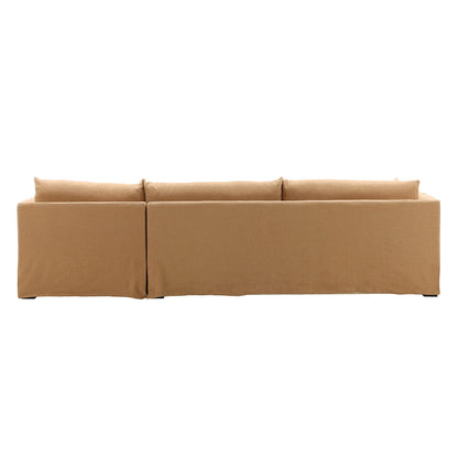 Modern Birch Wood and Select Hardwood Sectional