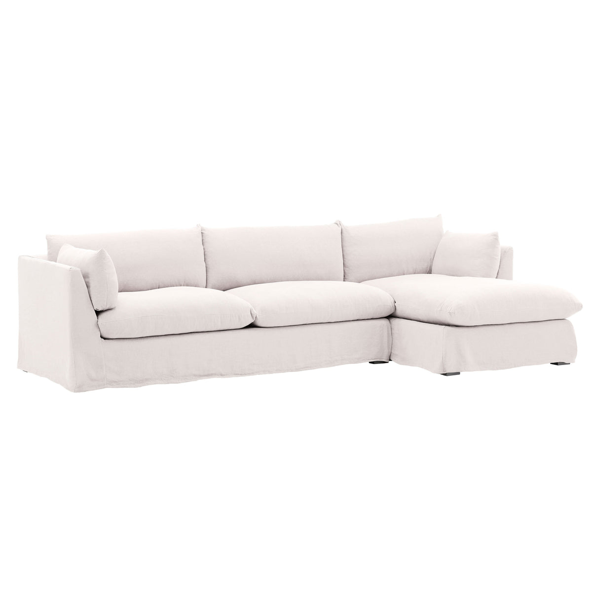 Modern Birch Wood and Select Hardwood Sectional