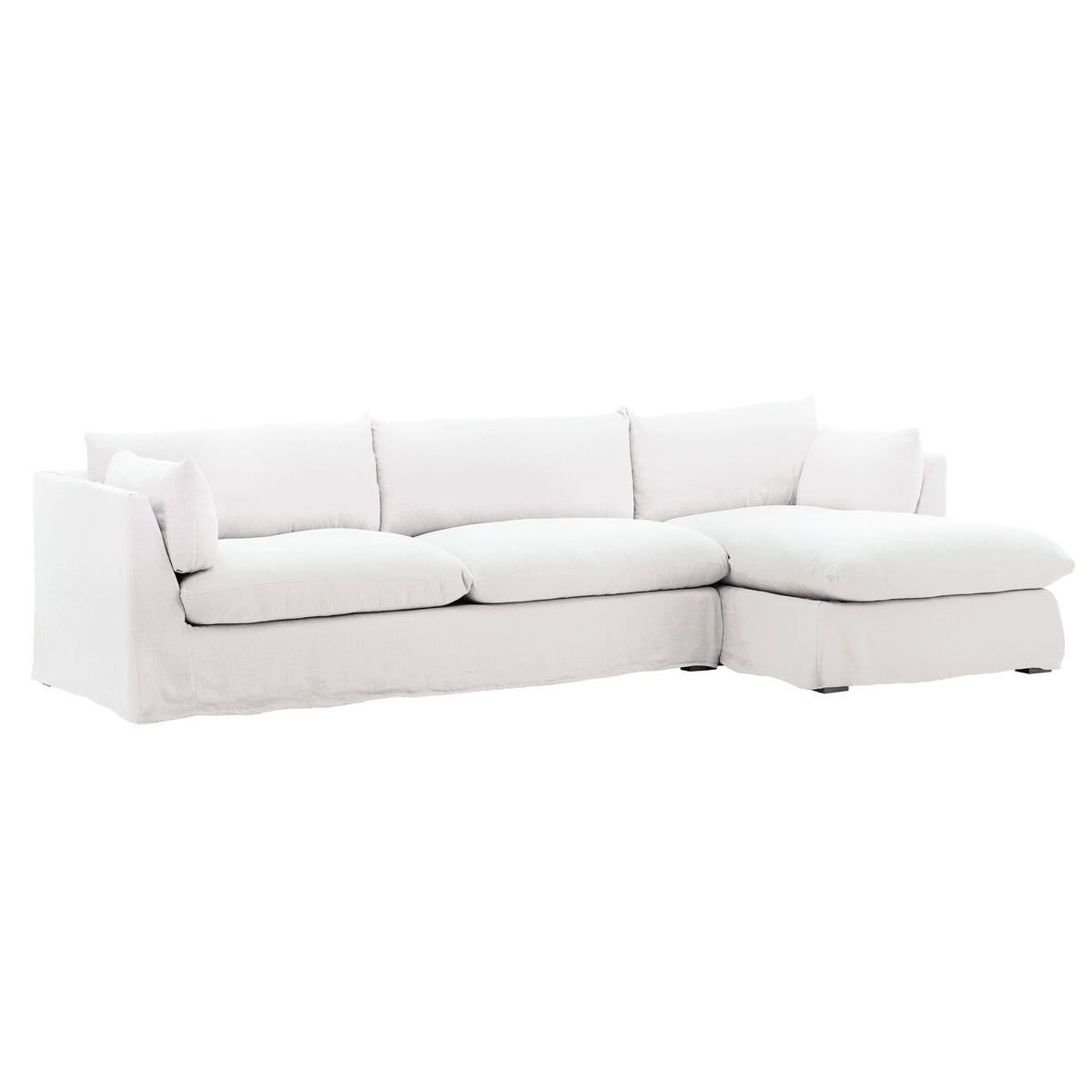 Modern Birch Wood and Select Hardwood Sectional