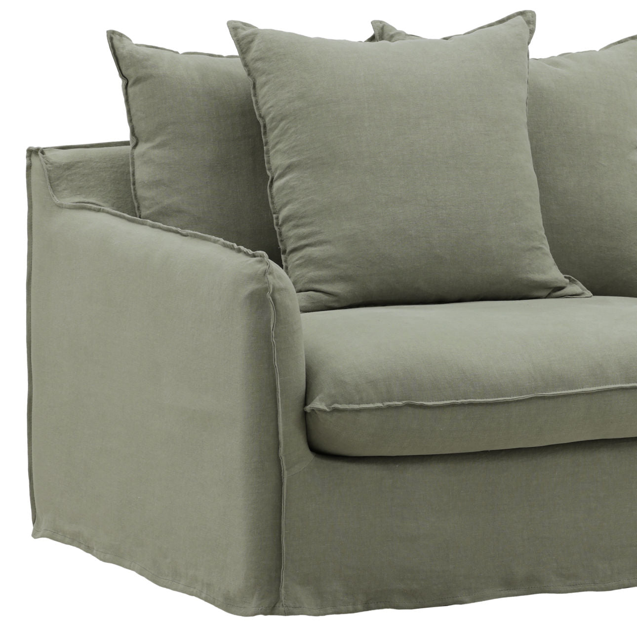 Birch Wood and Select Hardwood Sofa 51 in Wide