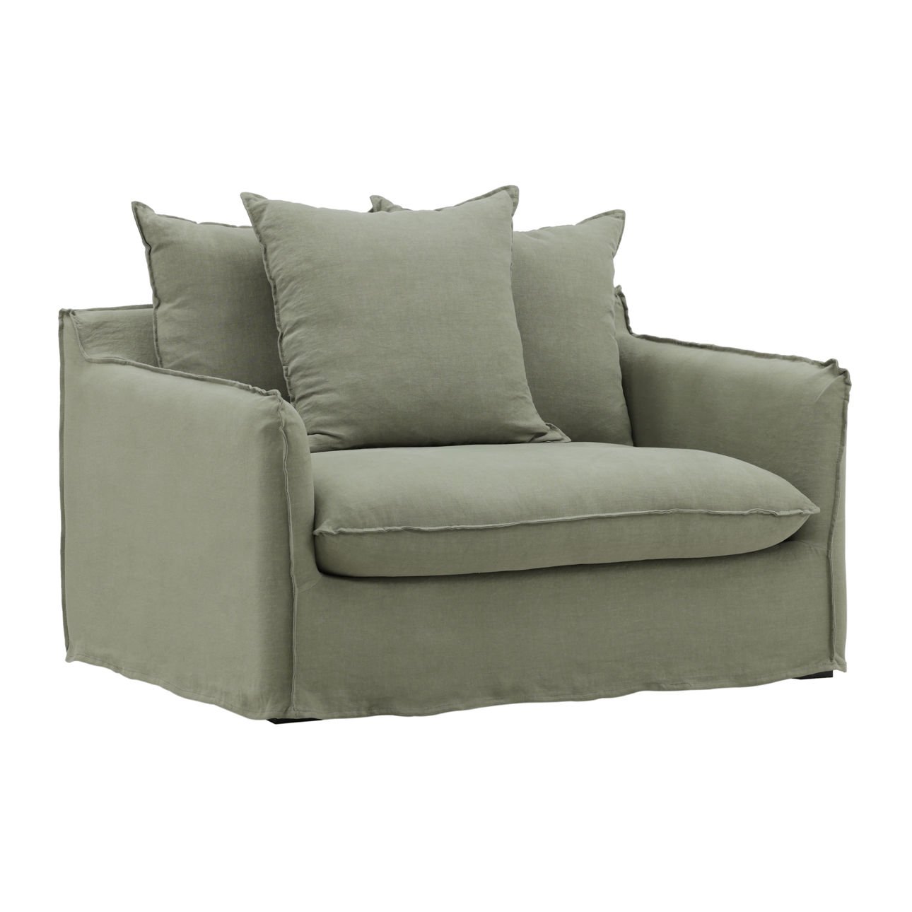 Birch Wood and Select Hardwood Sofa 51 in Wide