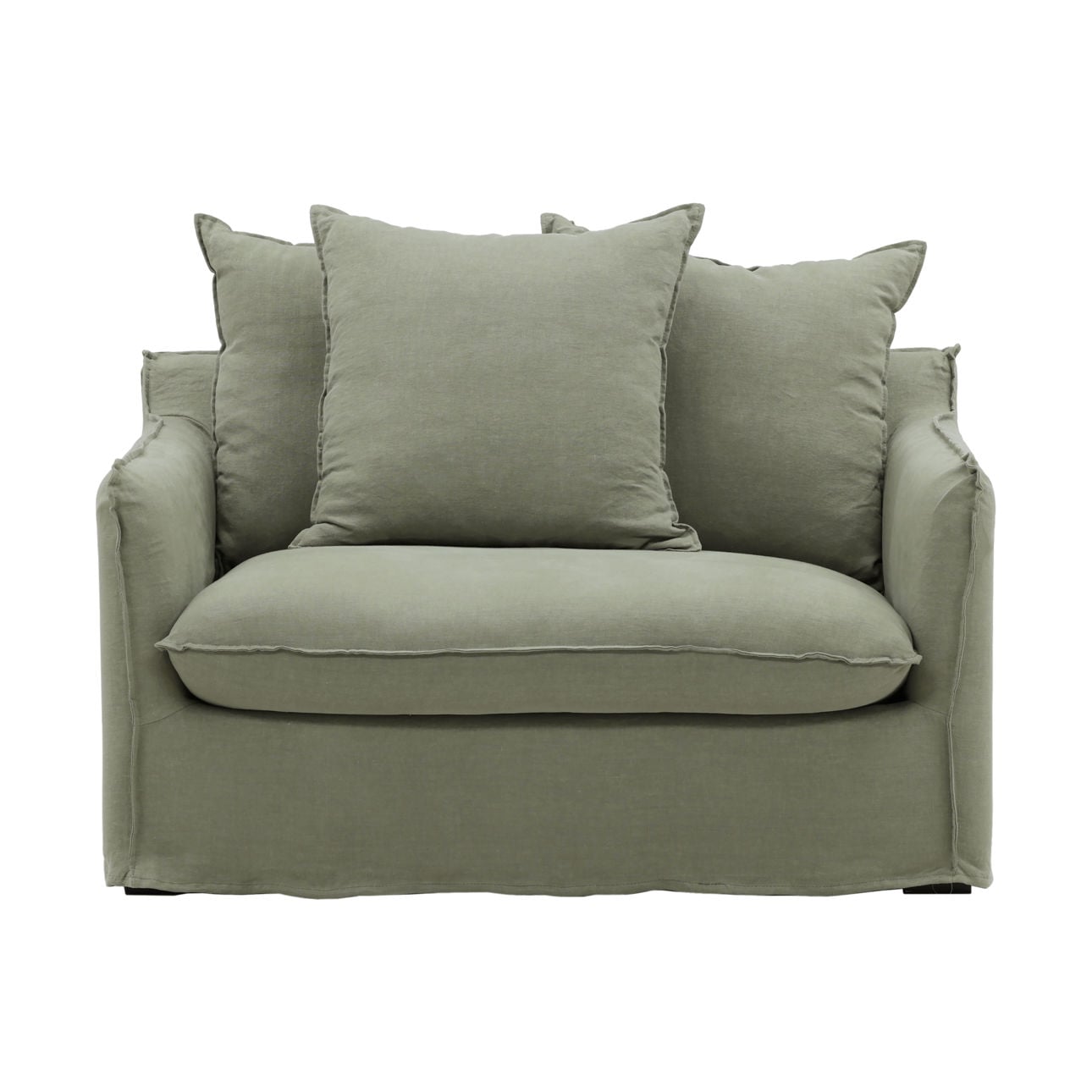 Birch Wood and Select Hardwood Sofa 51 in Wide