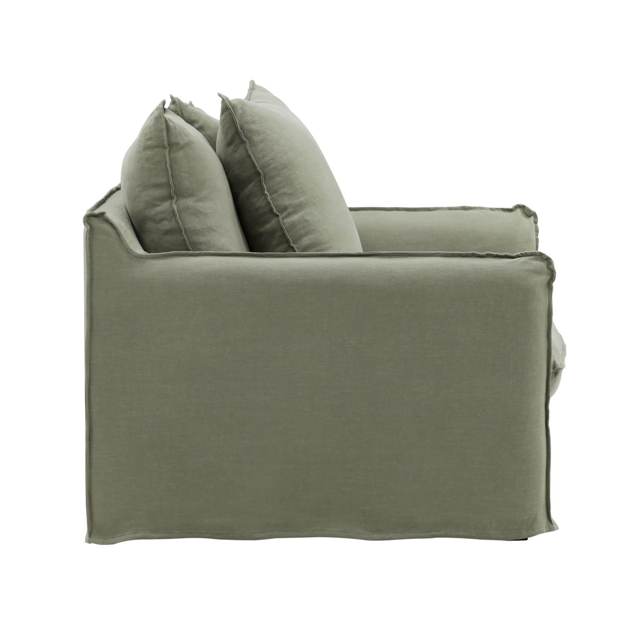 Birch Wood and Select Hardwood Sofa 51 in Wide