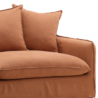 Birch Wood and Select Hardwood Sofa 96 in Wide