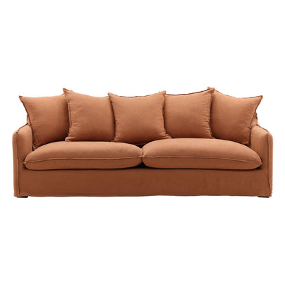 Birch Wood and Select Hardwood Sofa 96 in Wide
