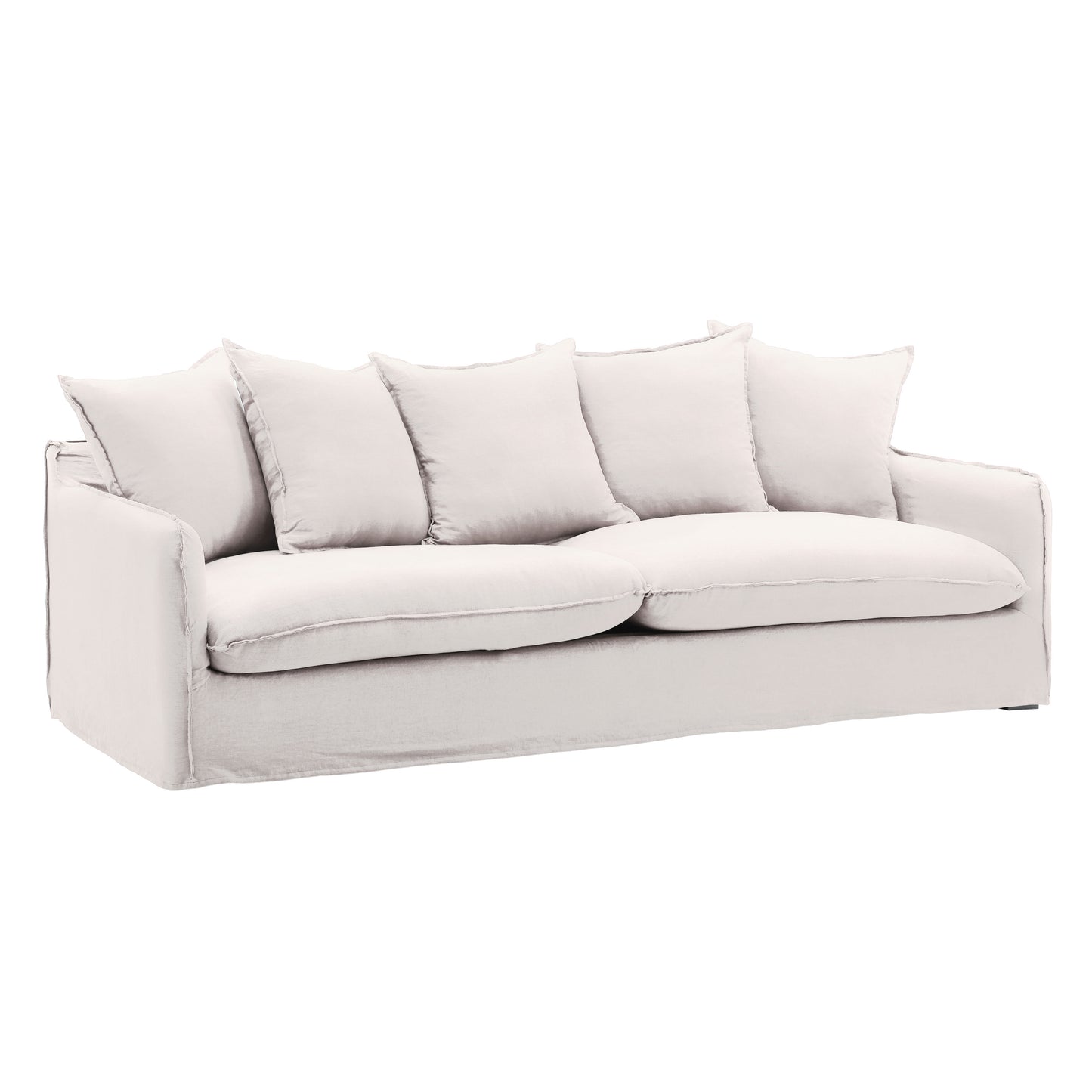 Birch Wood and Select Hardwood Sofa 96 in Wide