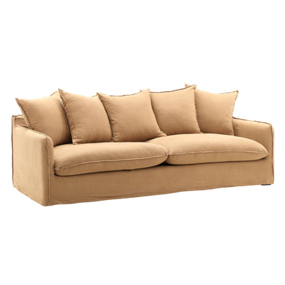 Birch Wood and Select Hardwood Sofa 96 in Wide