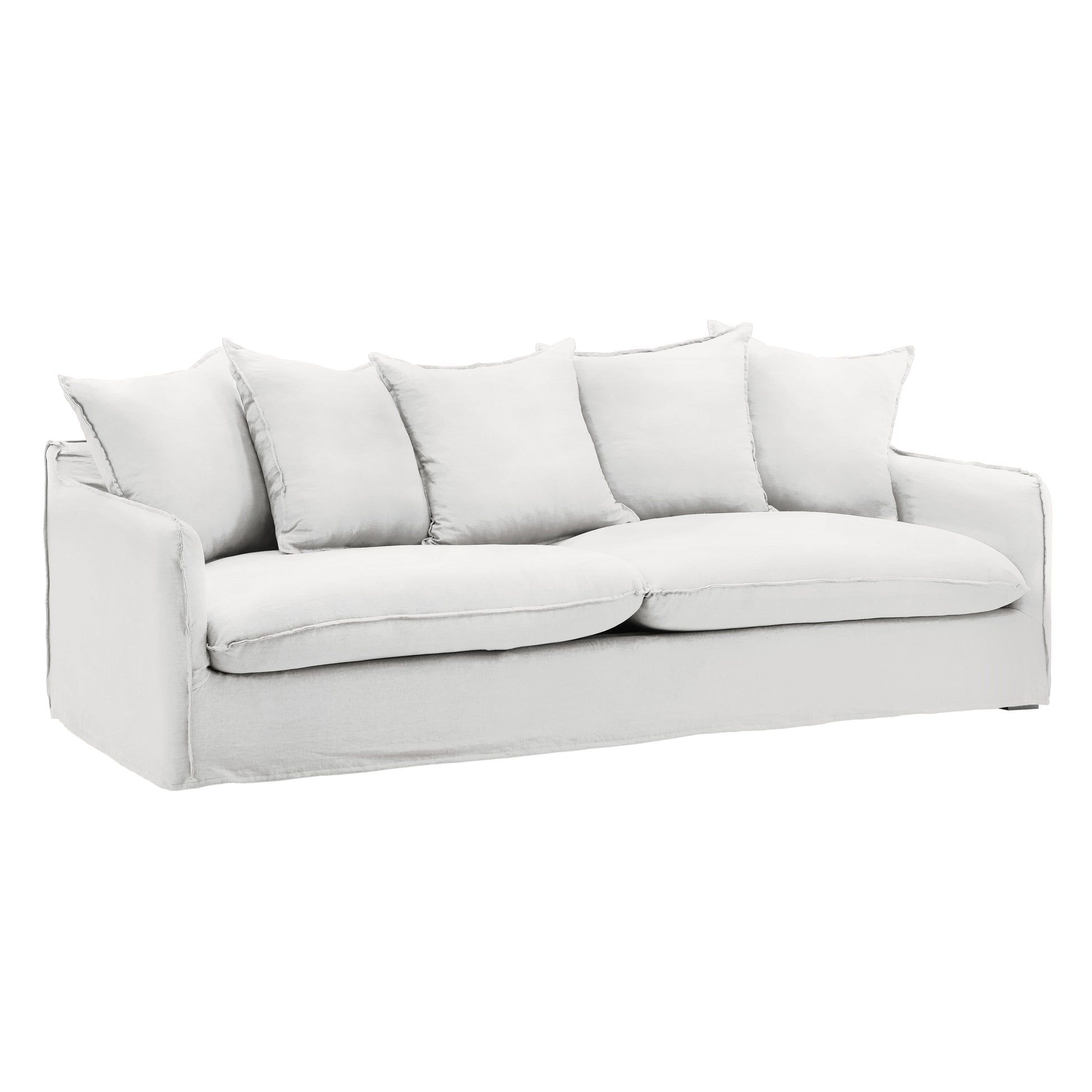 Birch Wood and Select Hardwood Sofa 96 in Wide