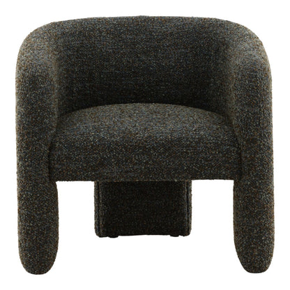 Paris Cerulean Multi-Tone Boucle Fabric Chair 31.5 in Wide