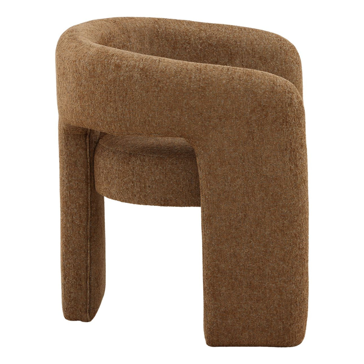 Curated Chenille Fabric Dining Chair