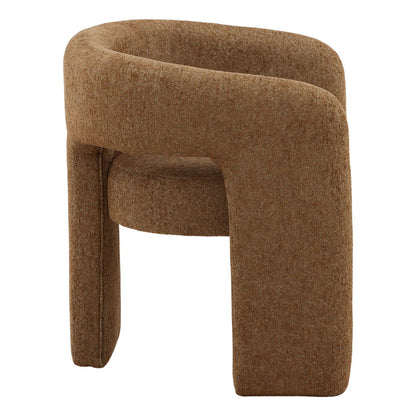 Curated Chenille Fabric Dining Chair