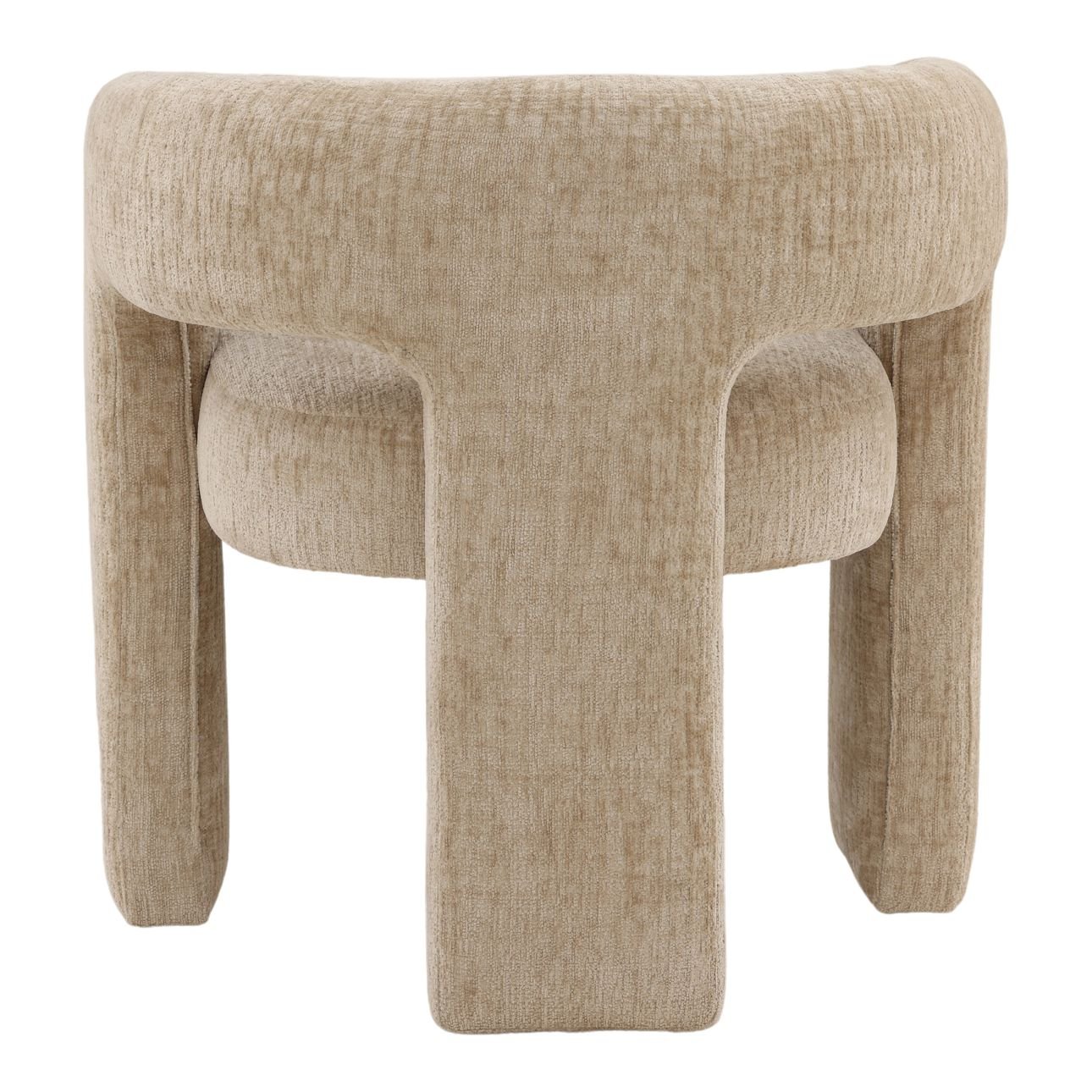 Aura Sand Chenille Fabric Chair 28 in Wide