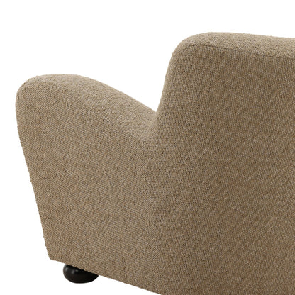 Merino Desert Heathered Chenille Fabric Chair 34.5 in Wide