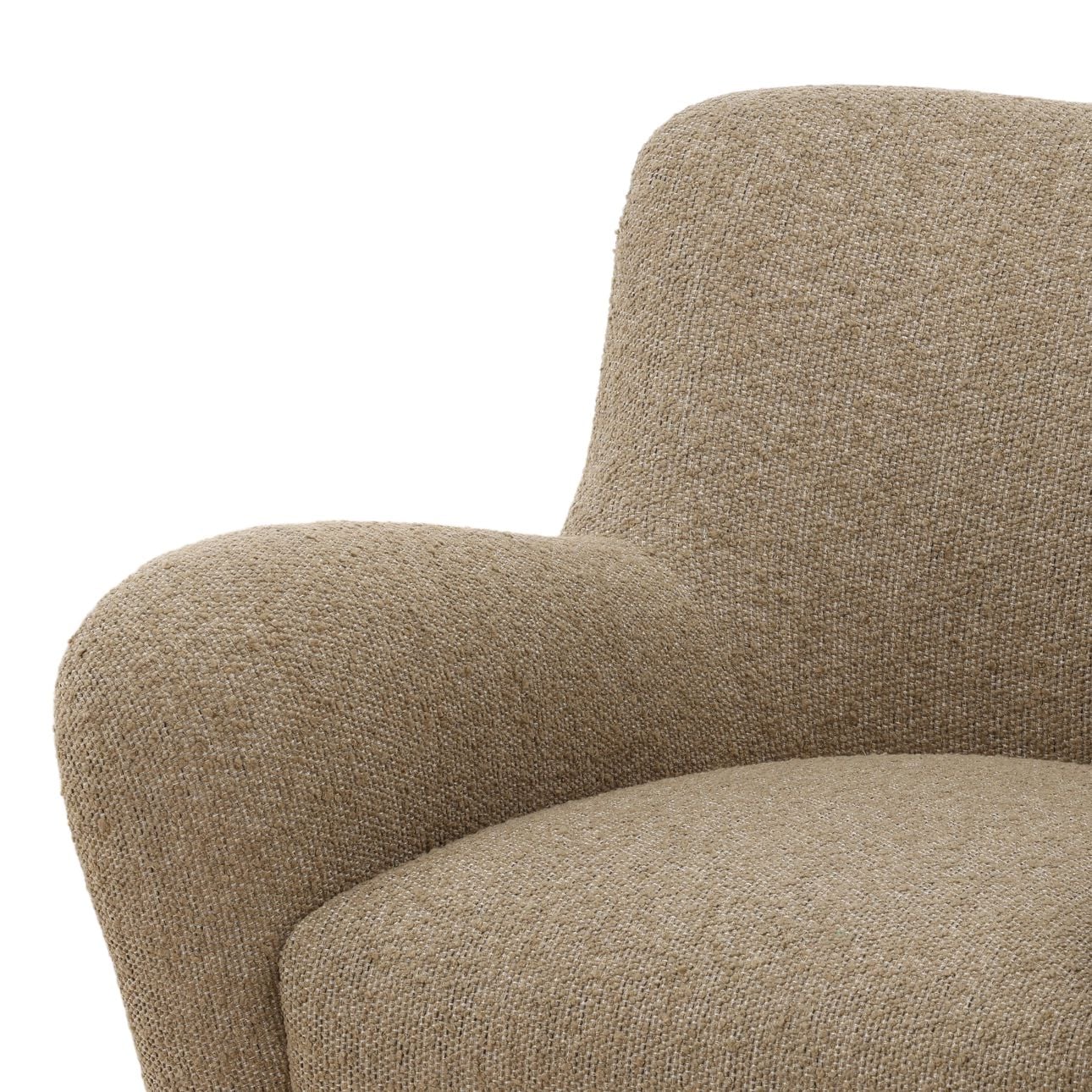 Merino Desert Heathered Chenille Fabric Chair 34.5 in Wide