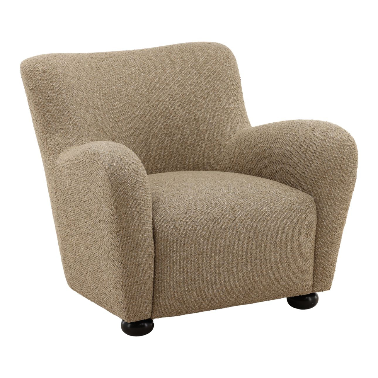 Merino Desert Heathered Chenille Fabric Chair 34.5 in Wide