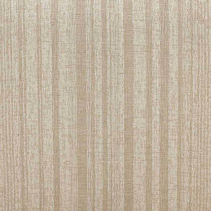Agate Cream and Brown Textured Striped Chenille and Oak Wood Chair 29.5 in Wide