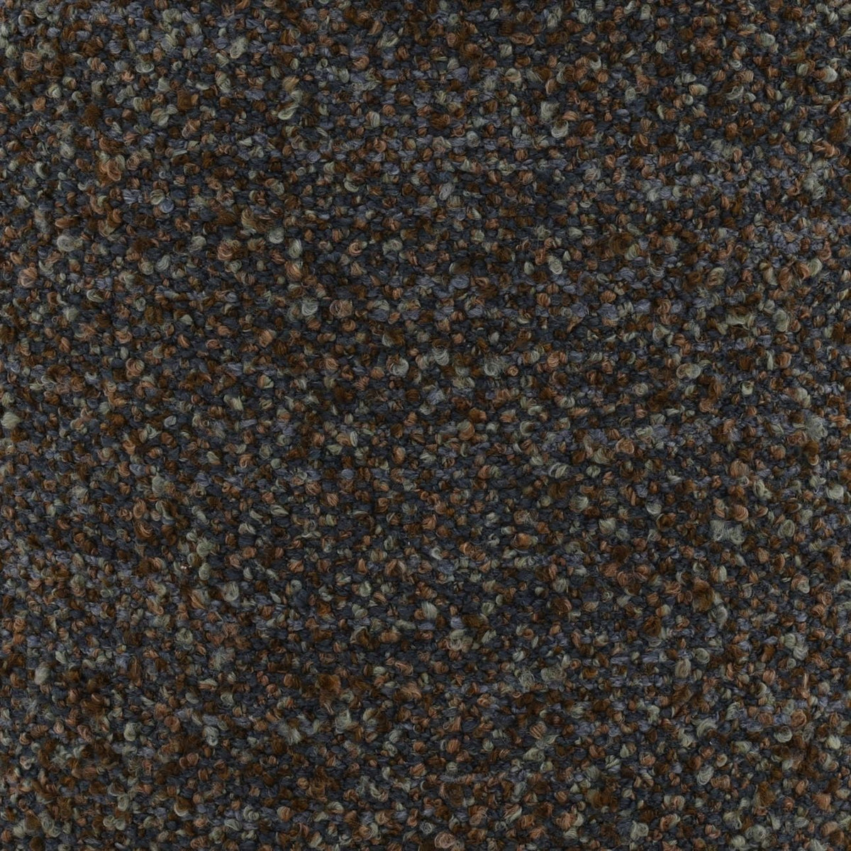 Crafted Multi-Tone Boucle Fabric and Oak Wood Home Accent
