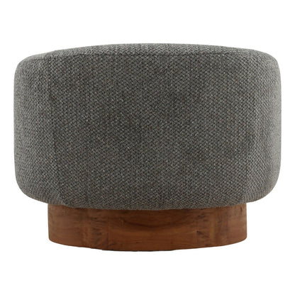 Blue Chunky Boucle Chair 36.5 in Wide