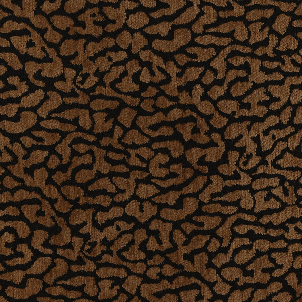 Crafted Leopard Print Fabric and Rubber Wood Home Accent