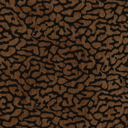 Crafted Leopard Print Fabric and Rubber Wood Home Accent